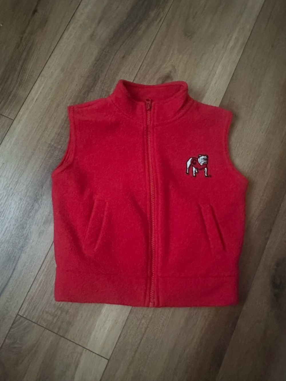 Georgia Bulldog Fleece Vest